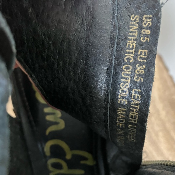 Sam Edelman Black/ Tan Woven Front Gladiator Sandal’s Size 8.5 - Picture 7 of 9